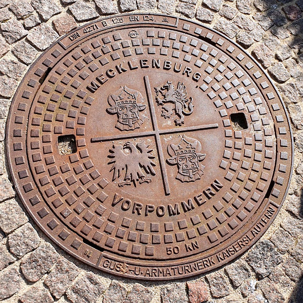Landeswappen Bundesland Mecklenburg-Vorpommern (DE)